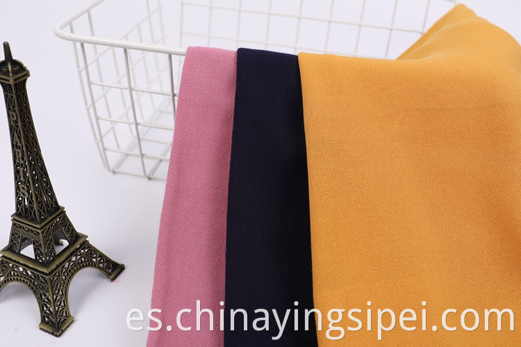 Made en China Eco Amyly Teñido de impresión Crepe Crepe Fabrics para camisas